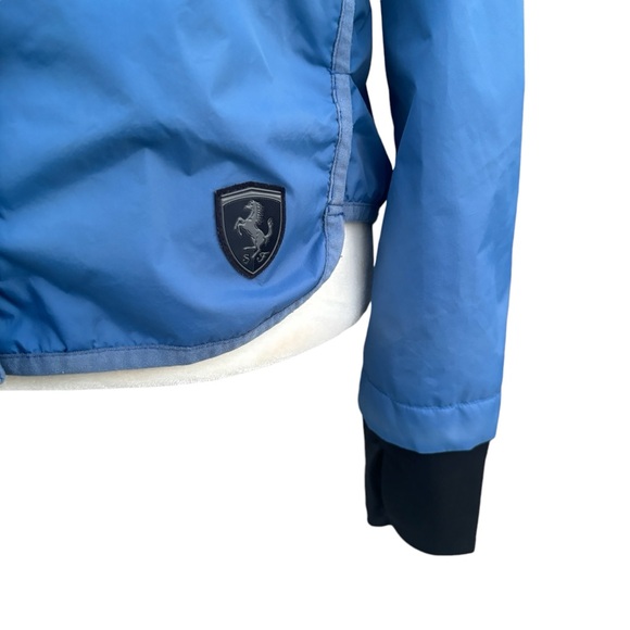 Scuderia Ferrari Women's Blue "Water Resistant" Windbreaker Jacket US XS - Picture 3 of 16
